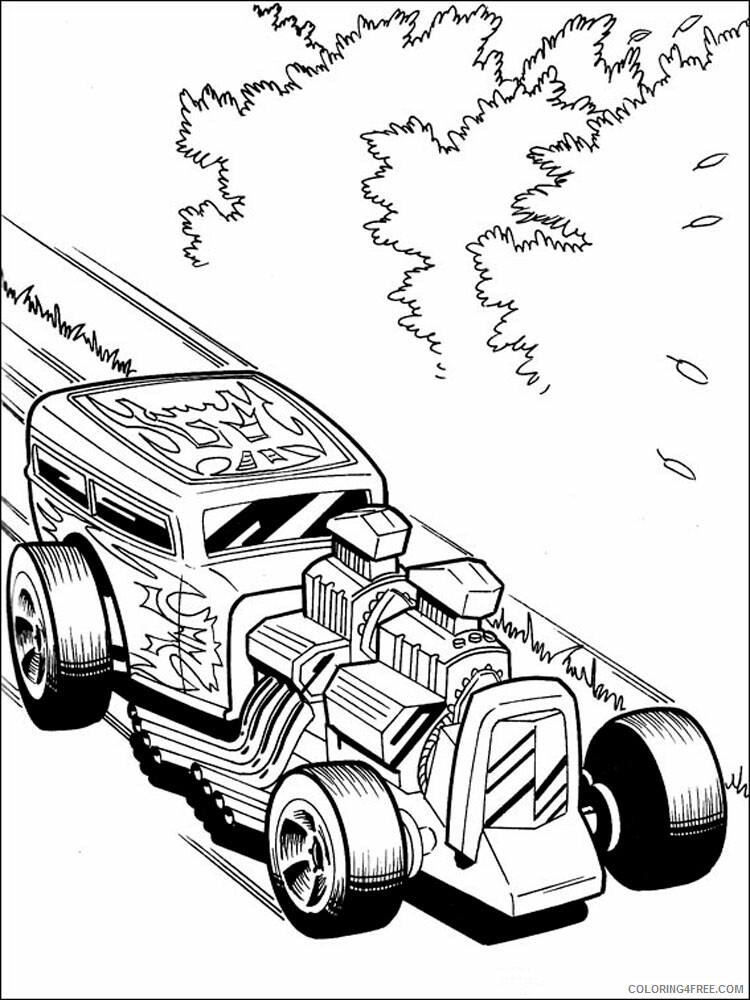 Hot Wheels Coloring Pages Hot Wheels 10 Printable 2021 3404 Coloring4free