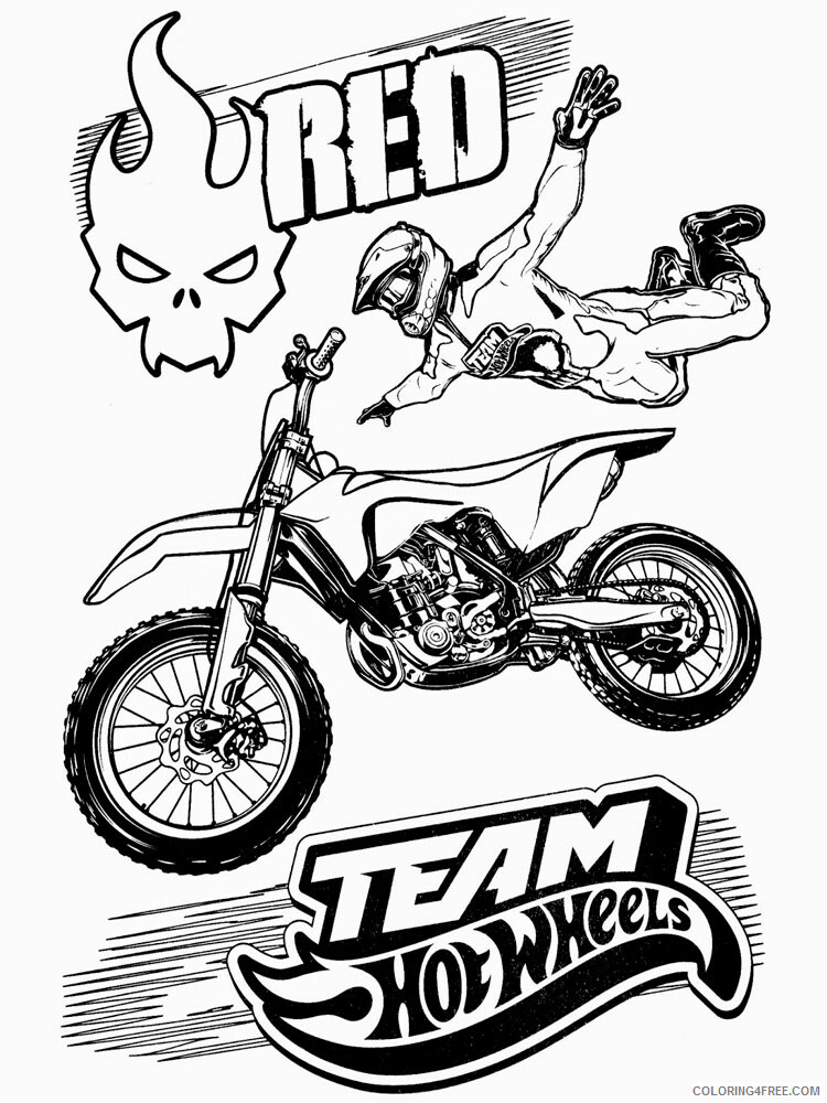 Hot Wheels Coloring Pages Hot Wheels 13 Printable 2021 3409 Coloring4free