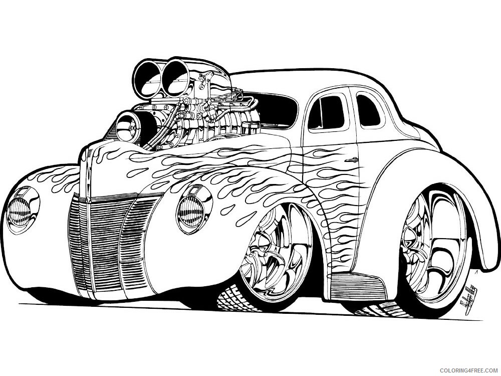 Hot Wheels Coloring Pages Hot Wheels 15 Printable 2021 3411 Coloring4free