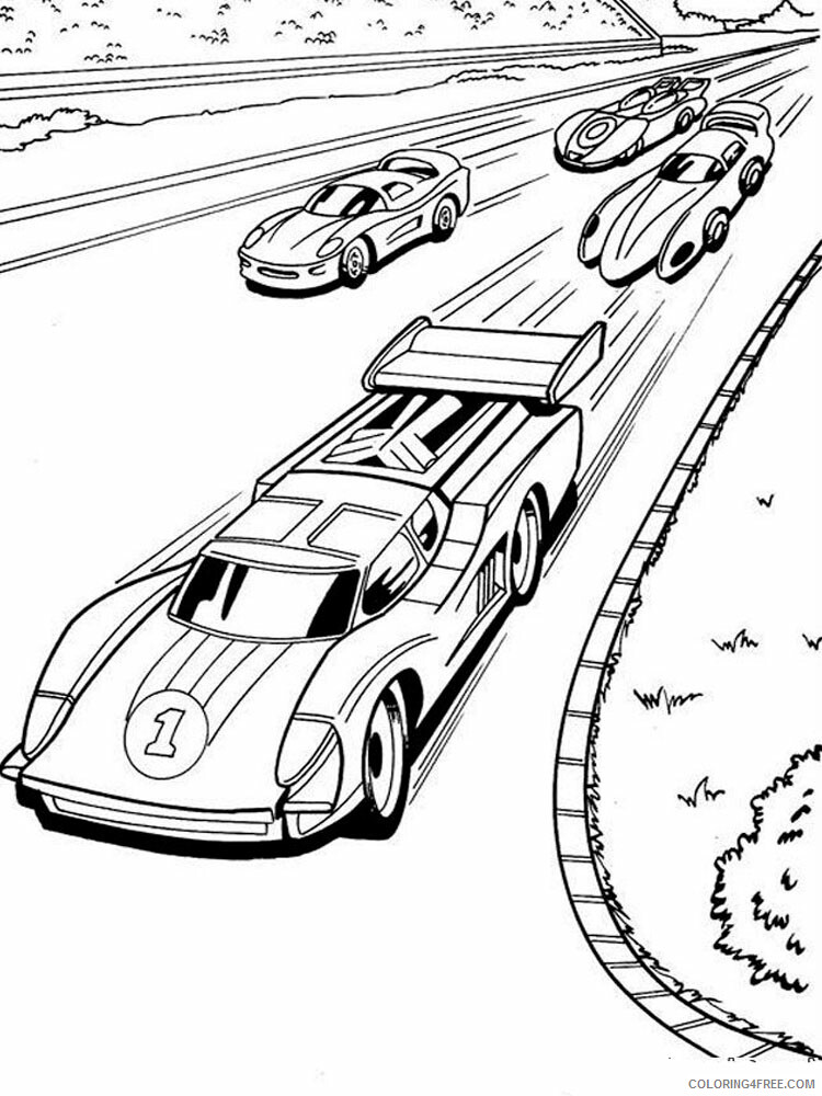 Hot Wheels Coloring Pages Hot Wheels 2 Printable 2021 3416 Coloring4free