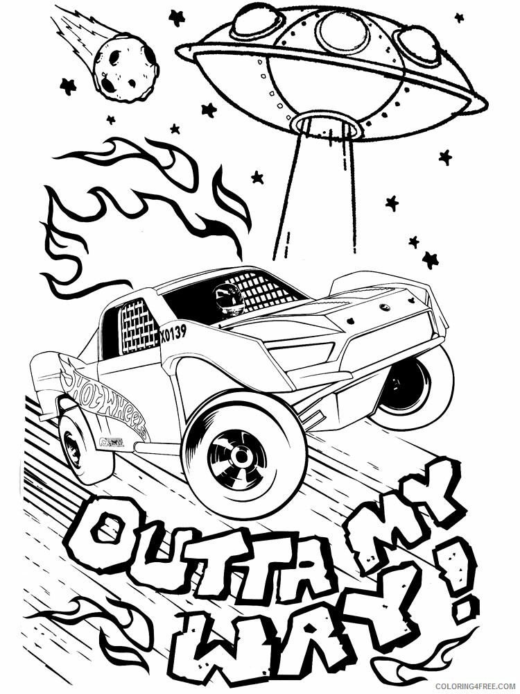 Hot Wheels Coloring Pages Hot Wheels 6 Printable 2021 3438 Coloring4free