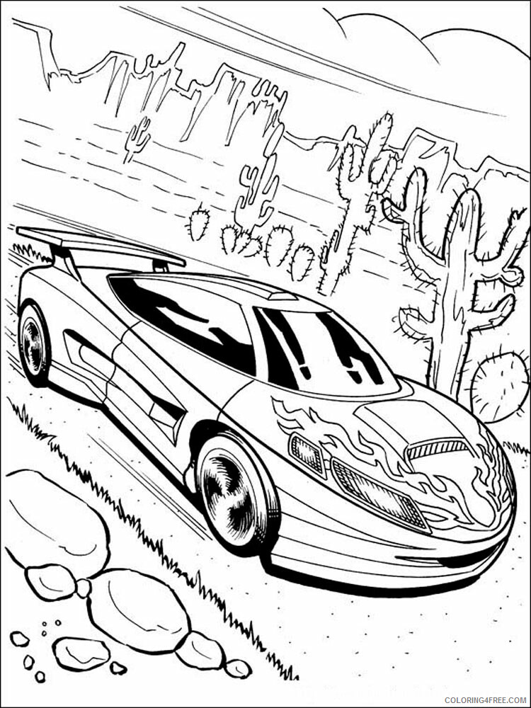 Hot Wheels Coloring Pages Hot Wheels 9 Printable 2021 3444 Coloring4free