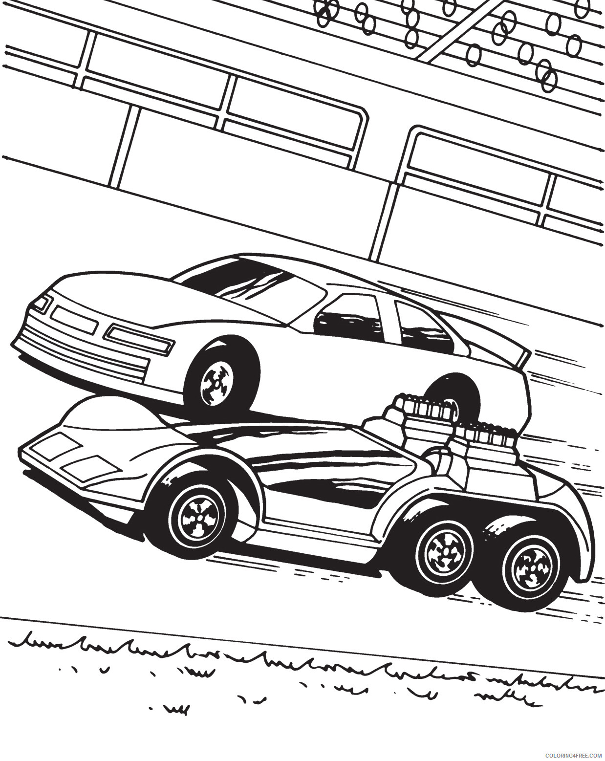 Hot Wheels Coloring Pages Hot Wheels Cars Printable 2021 3397 Coloring4free