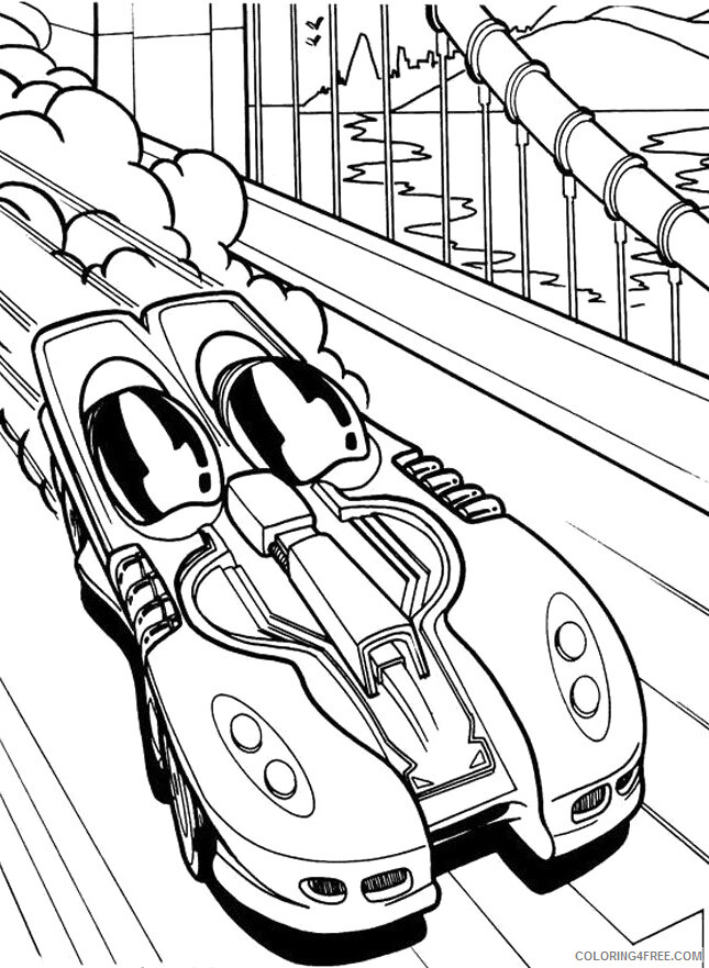 Hot Wheels Coloring Pages Hot Wheels Cars Printable 2021 3445 Coloring4free