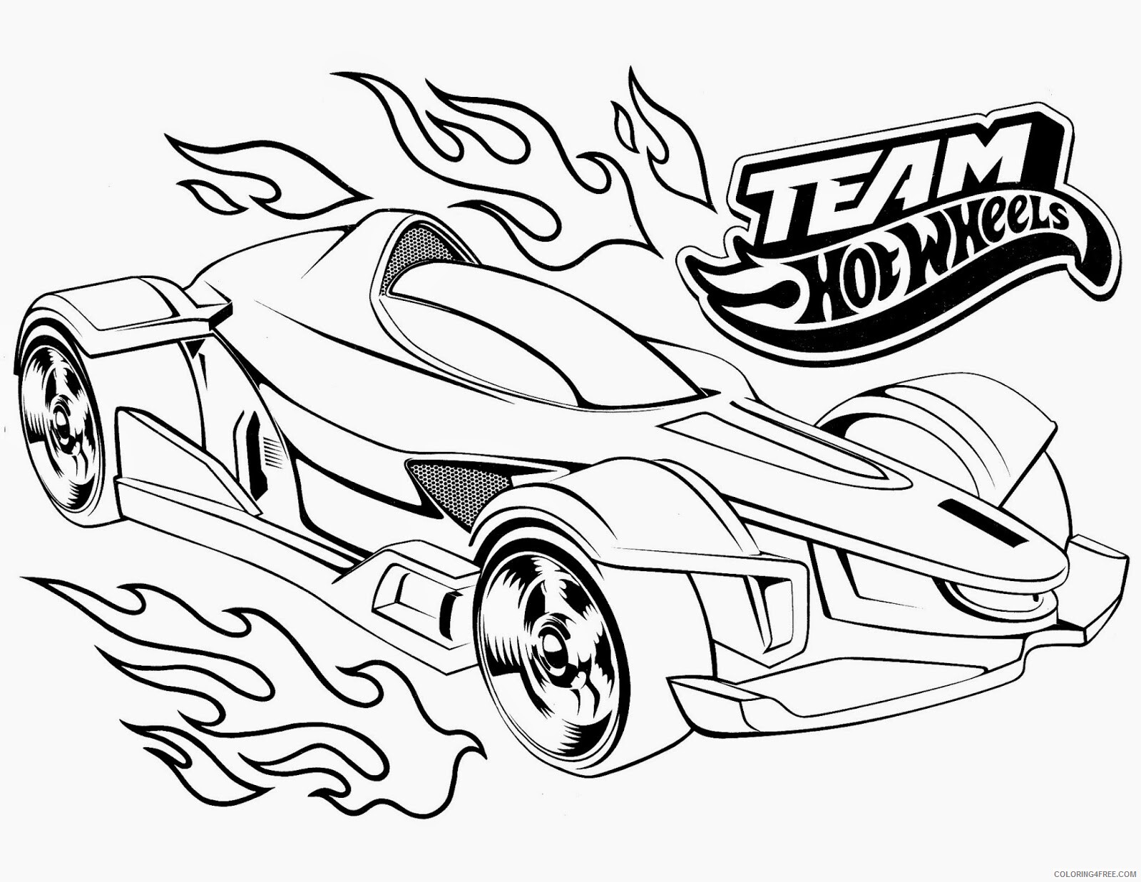 Hot Wheels Coloring Pages Hot Wheels Pictures to Printable 2021 3450 Coloring4free