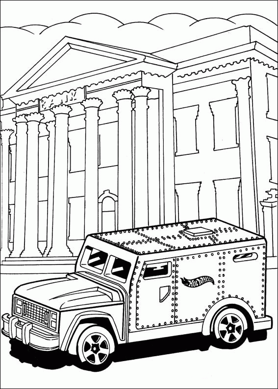Hot Wheels Coloring Pages hot wheels oI8PJ Printable 2021 3381 Coloring4free