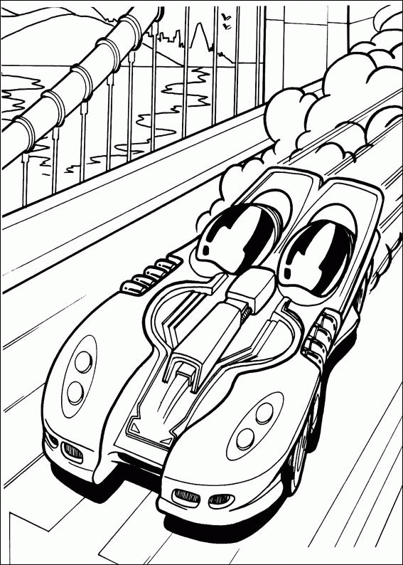 Hot Wheels Coloring Pages hot wheels y0SRa Printable 2021 3395 Coloring4free