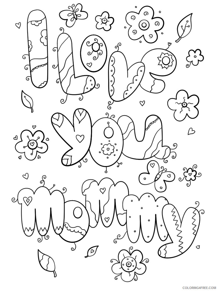 I Love You Coloring Pages I Love you 14 Printable 2021 3471 Coloring4free