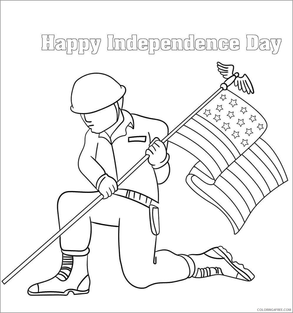 Independence Day Coloring Pages happy independence day Printable 2021 3513 Coloring4free