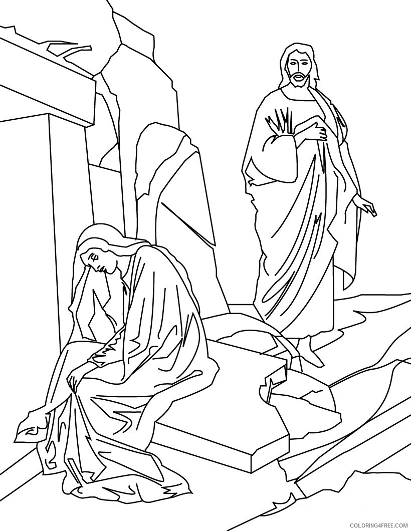 Jesus Coloring Pages Color of Jesus Printable 2021 3574 Coloring4free