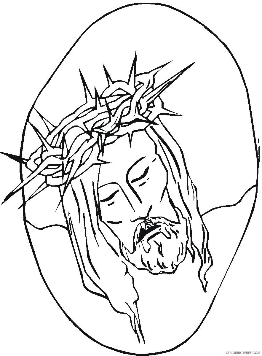 Jesus Coloring Pages Free of Jesus Printable 2021 3577 Coloring4free