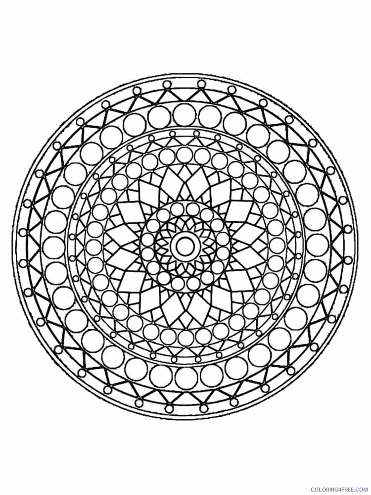 Kaleidoscope Coloring Pages Kaleidoscope 11 Printable 2021 3641 Coloring4free