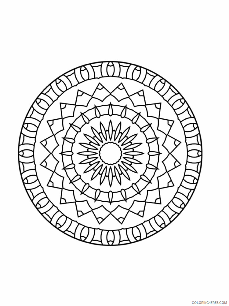Kaleidoscope Coloring Pages Kaleidoscope 7 Printable 2021 3650 Coloring4free