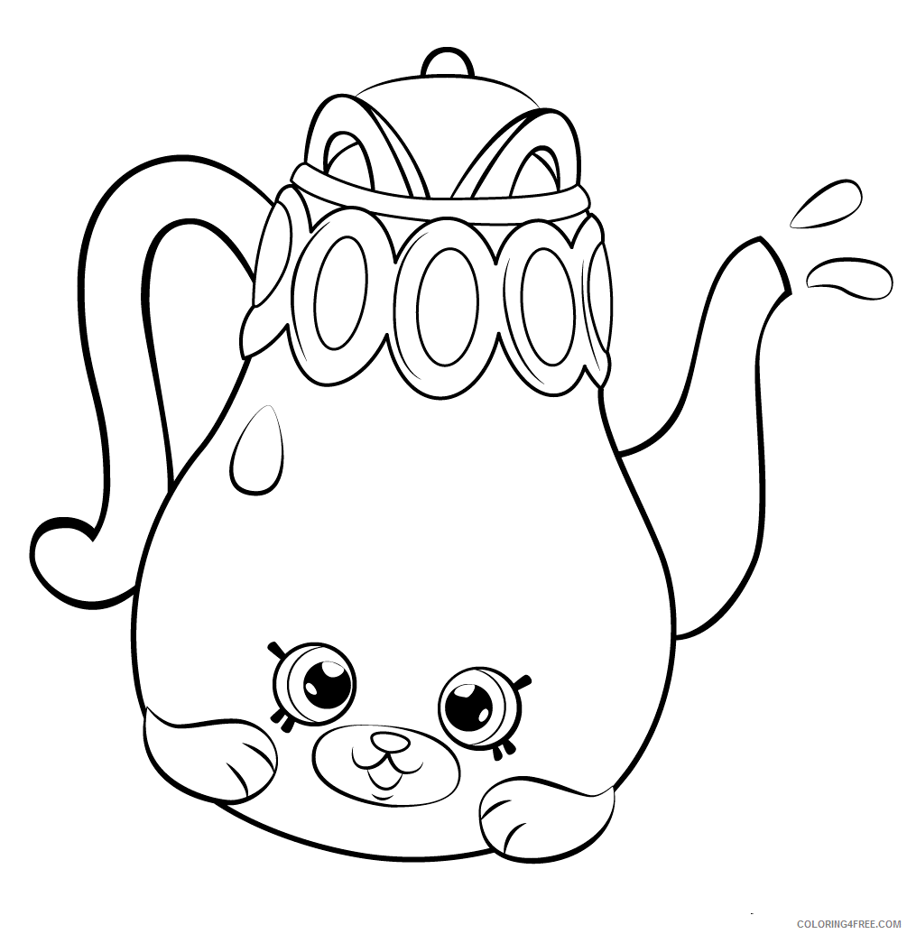 Kettle Coloring Pages edge tea kettle teapot Printable 2021 3692 Coloring4free