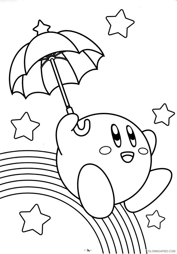 Kirby Coloring Pages Kirby Printable 2021 3714 Coloring4free
