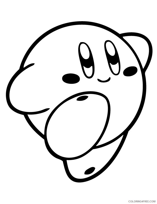 Kirby Coloring Pages Kirby Printable 2021 3726 Coloring4free