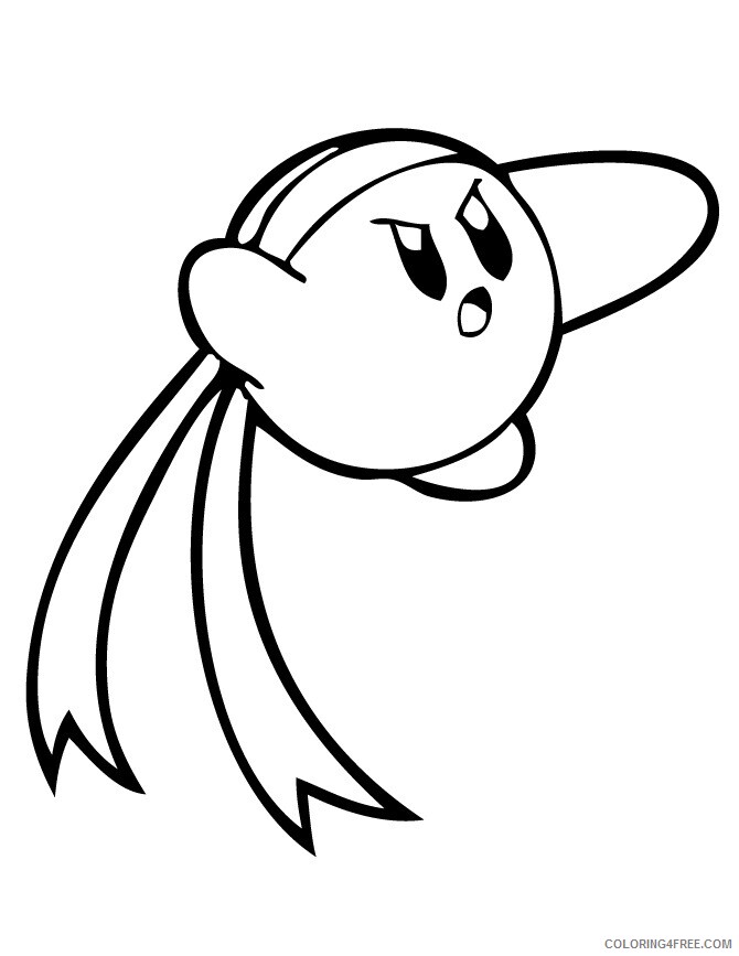 Kirby Coloring Pages Kirby to Print Printable 2021 3727 Coloring4free