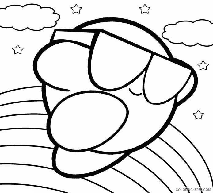 Kirby Coloring Pages cool kirby Printable 2021 3703 Coloring4free