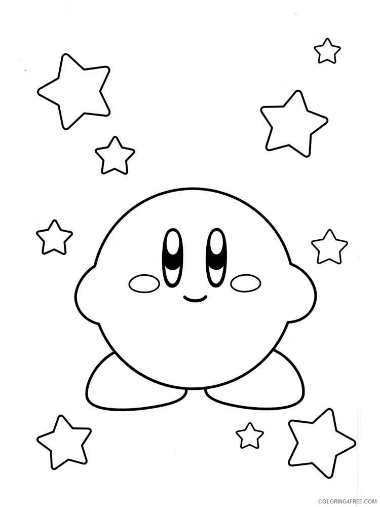 Kirby Coloring Pages kirby 3 Printable 2021 3720 Coloring4free