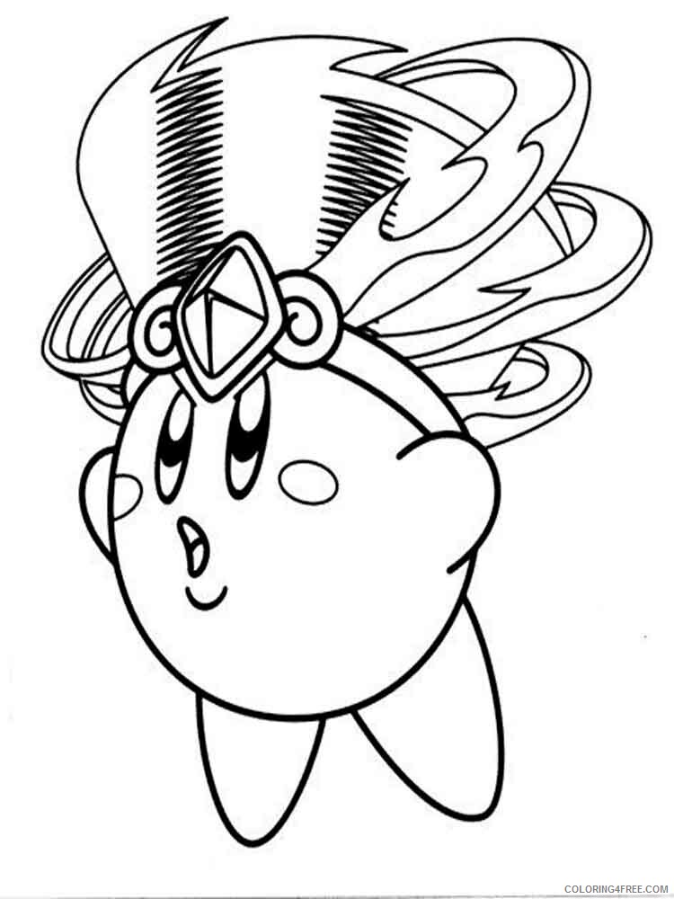 Kirby Coloring Pages kirby 4 Printable 2021 3721 Coloring4free