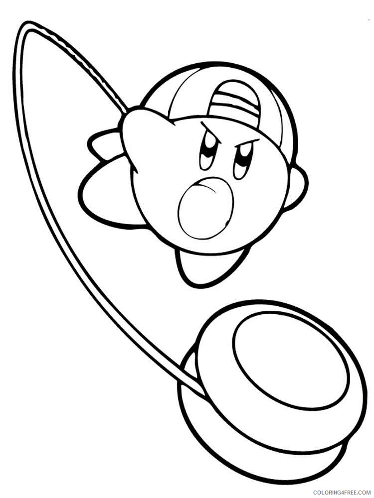 Kirby Coloring Pages kirby 8 Printable 2021 3724 Coloring4free