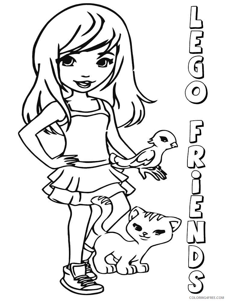 LEGO Friends Coloring Pages lego friends 8 Printable 2021 3799 Coloring4free
