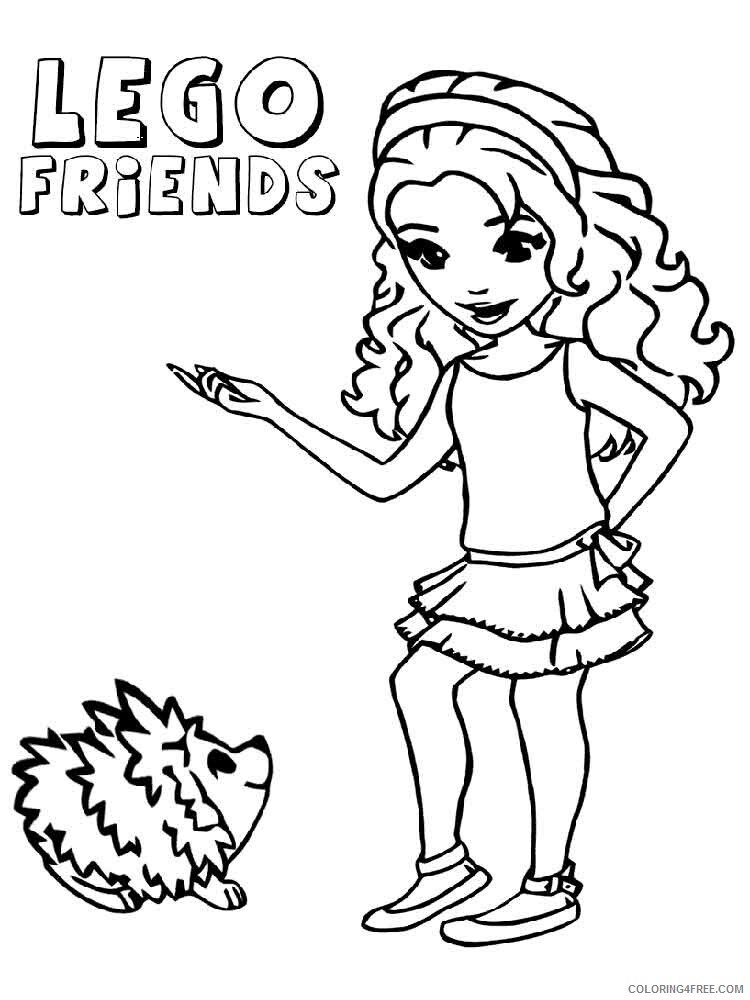 LEGO Friends Coloring Pages lego friends 9 Printable 2021 3800 Coloring4free