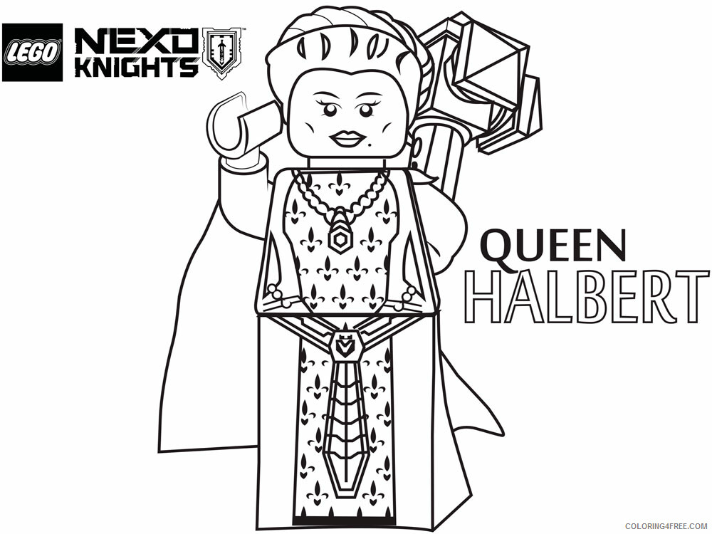 LEGO Nexo Knights Coloring Pages lego nexo knight for boys 17 Printable 2021 3817 Coloring4free