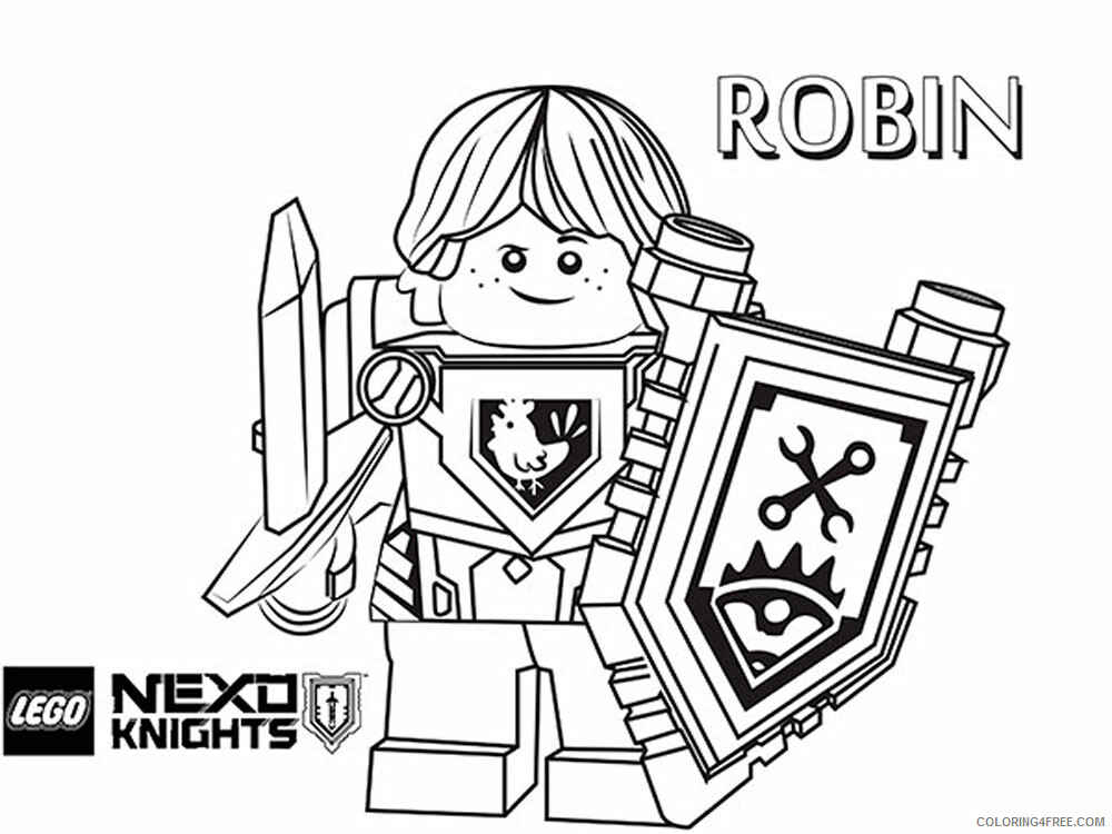 LEGO Nexo Knights Coloring Pages lego nexo knight for boys 32 Printable 2021 3834 Coloring4free