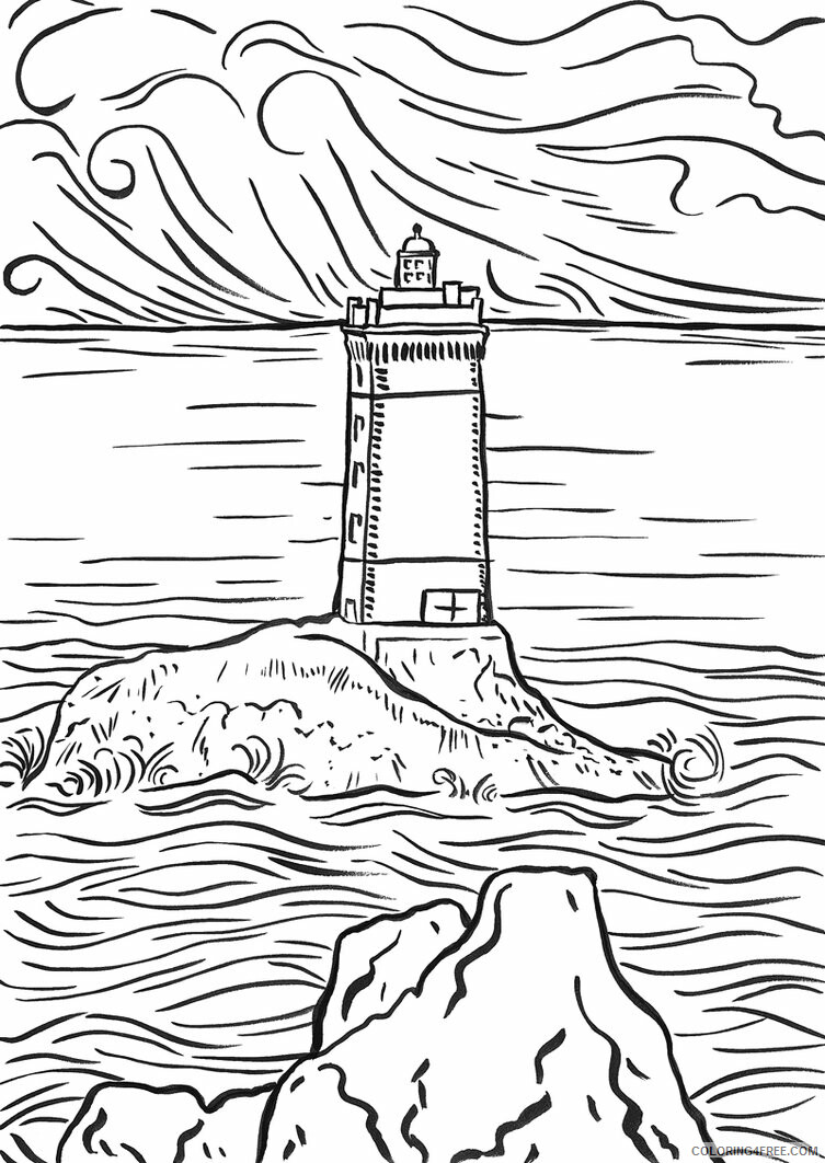 Lighthouse Coloring Pages Lighthouse Images Printable 2021 3846 Coloring4free