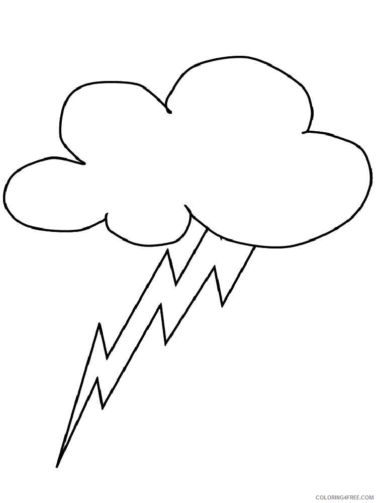 Lightning Coloring Pages Lightning 1 Printable 2021 3850 Coloring4free