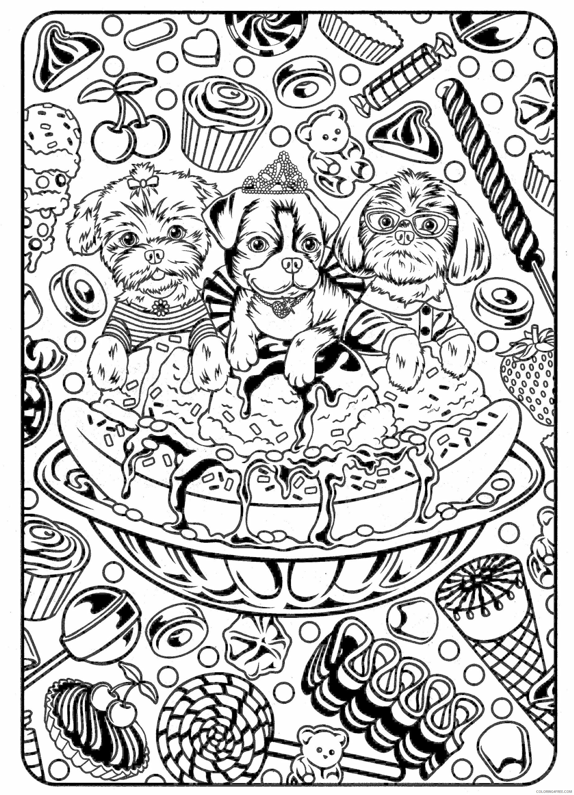 Lisa Frank Coloring Pages Cute for Adults Printable 2021 3858 Coloring4free