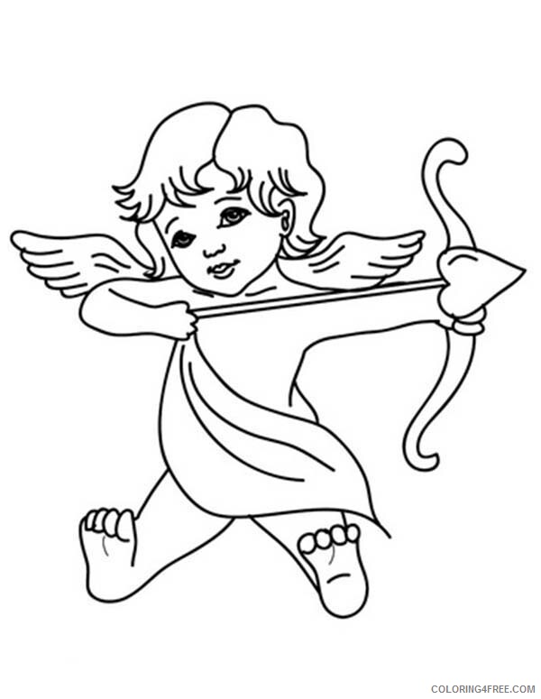 Love Coloring Pages God of Love Cupid Printable 2021 3903 Coloring4free