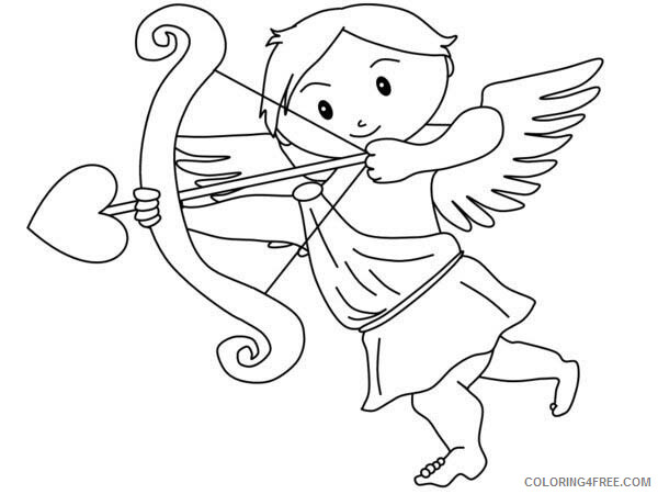 Love Coloring Pages Greek God of Love Cupid Printable 2021 3904 Coloring4free