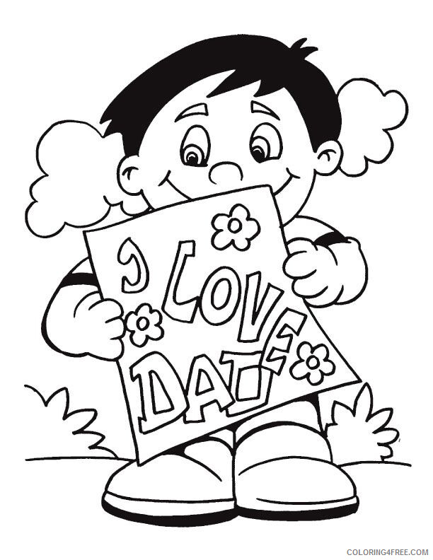 Love Coloring Pages I Love Dad Printable 2021 3907 Coloring4free