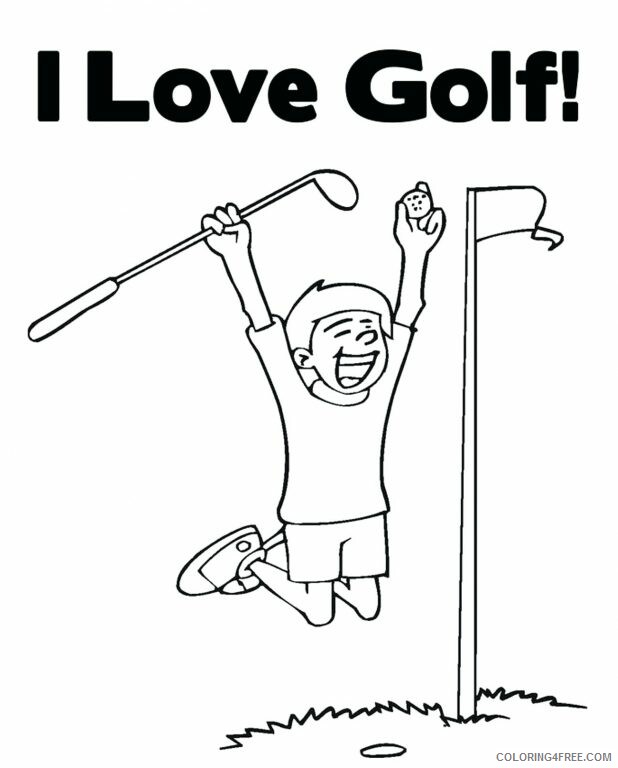 Love Coloring Pages I love Golf Printable 2021 3910 Coloring4free