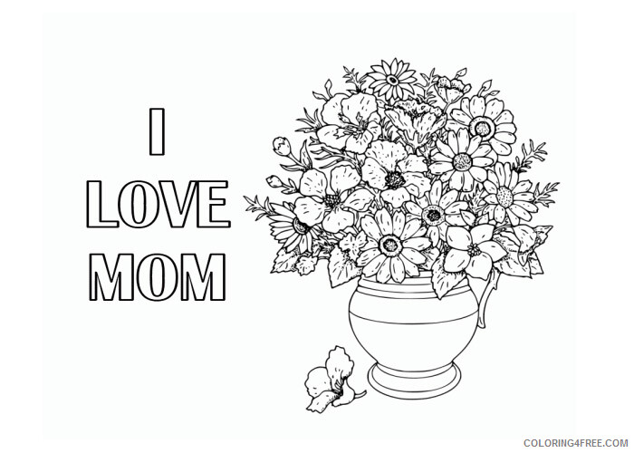 Love Coloring Pages I love mom Printable 2021 3911 Coloring4free