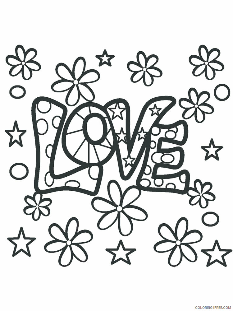 Love Coloring Pages Love 11 Printable 2021 3924 Coloring4free