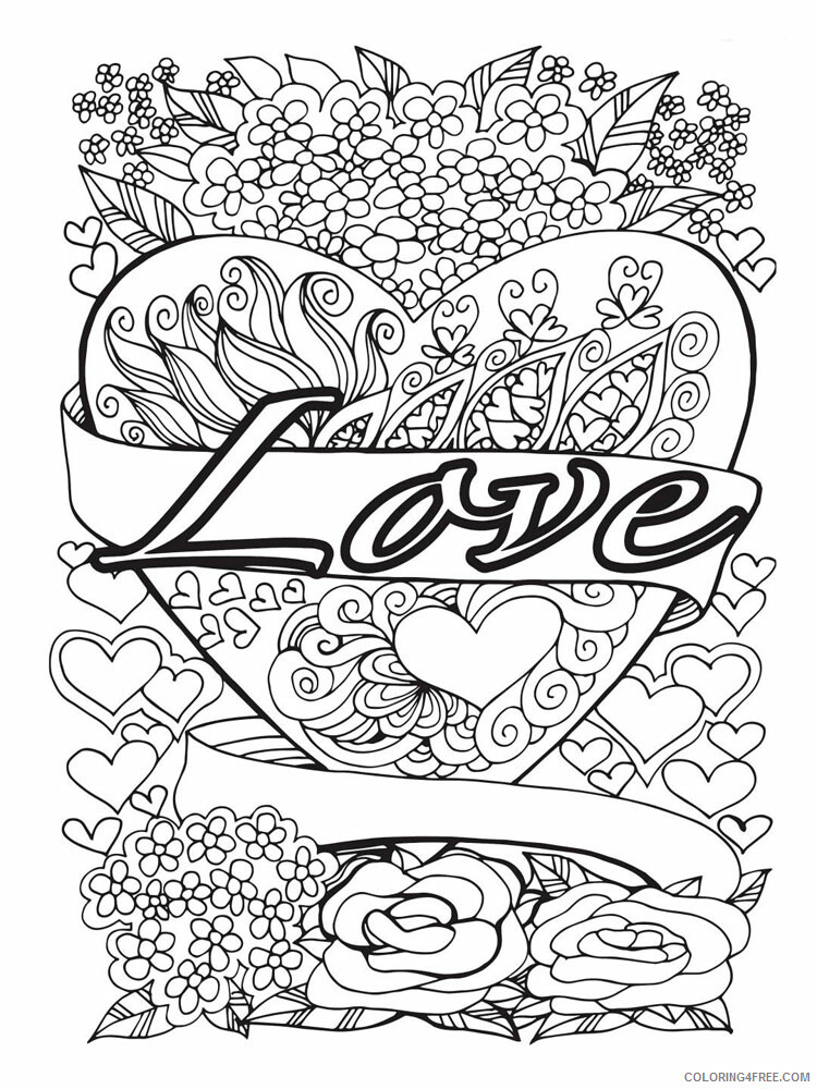 Love Coloring Pages Love 8 Printable 2021 3931 Coloring4free