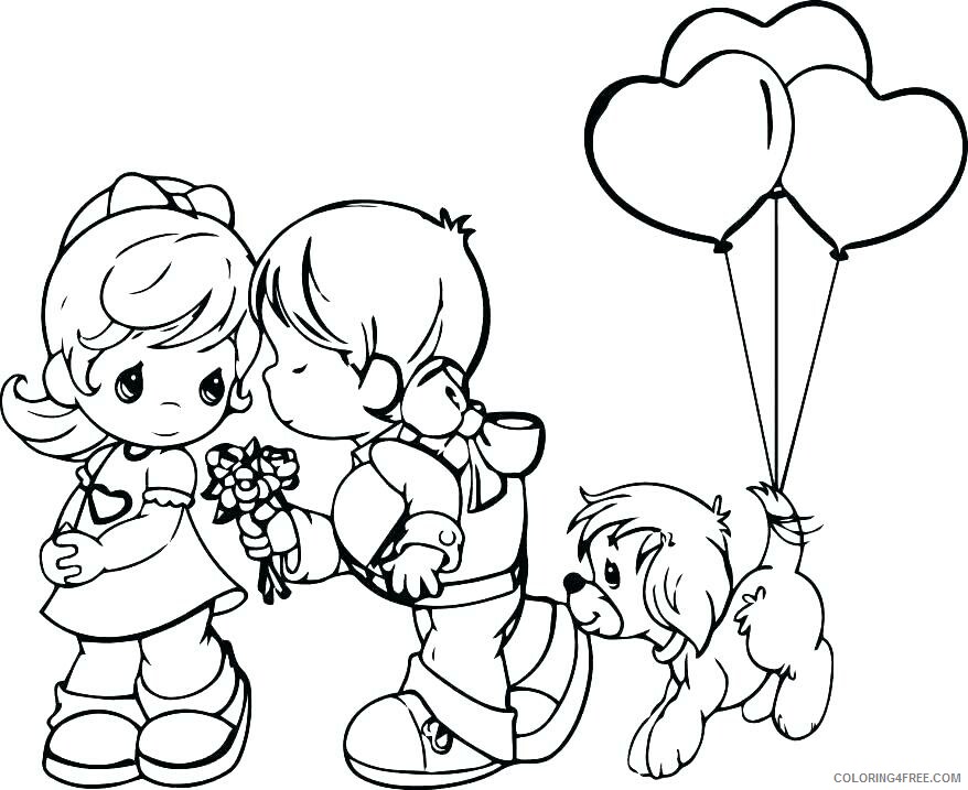 Love Coloring Pages Precious Love Printable 2021 3942 Coloring4free