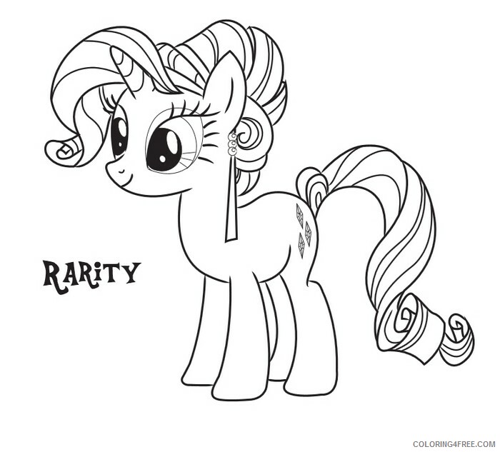 MLP Coloring Pages MLP Rarity Printable 2021 4143 Coloring4free