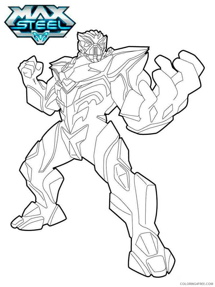 Max Steel Coloring Pages max steel 12 Printable 2021 3999 Coloring4free