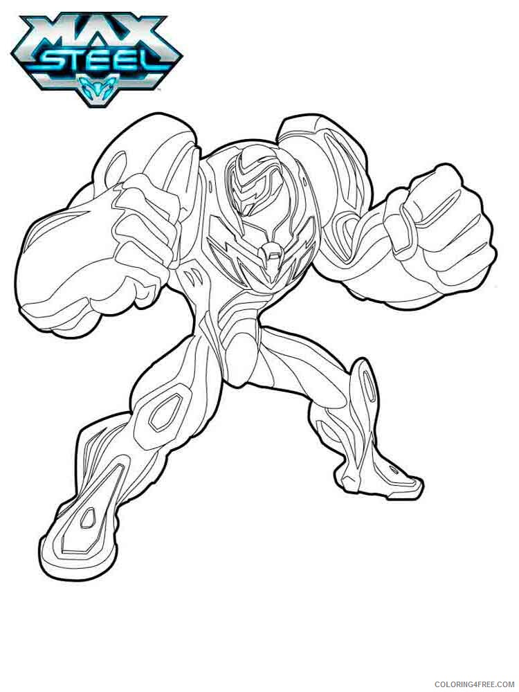 Max Steel Coloring Pages max steel 7 Printable 2021 4003 Coloring4free