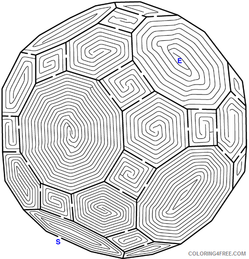 Maze Coloring Pages Hard Mazes Printable 2021 4024 Coloring4free