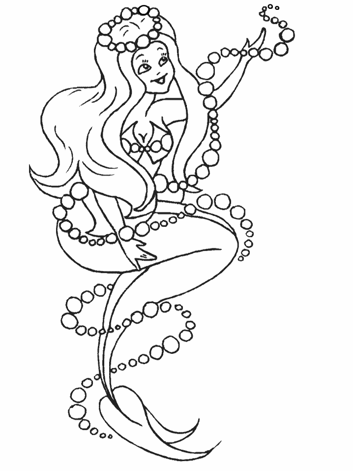 Mermaid Coloring Pages 17 Printable 2021 4053 Coloring4free