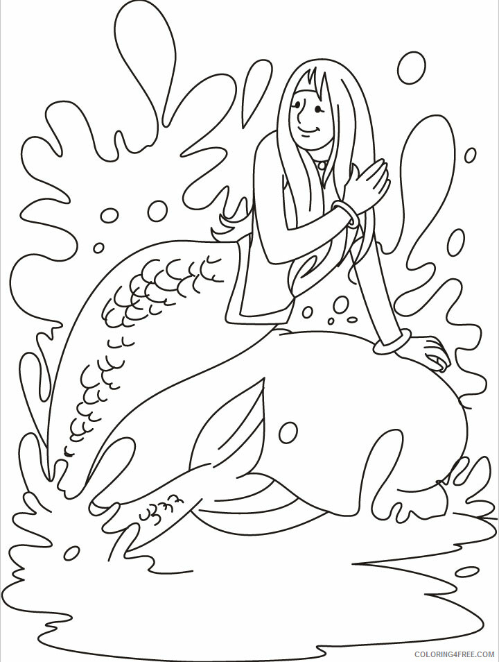 Mermaid Coloring Pages Mermaids For Kids Printable 2021 4123 Coloring4free