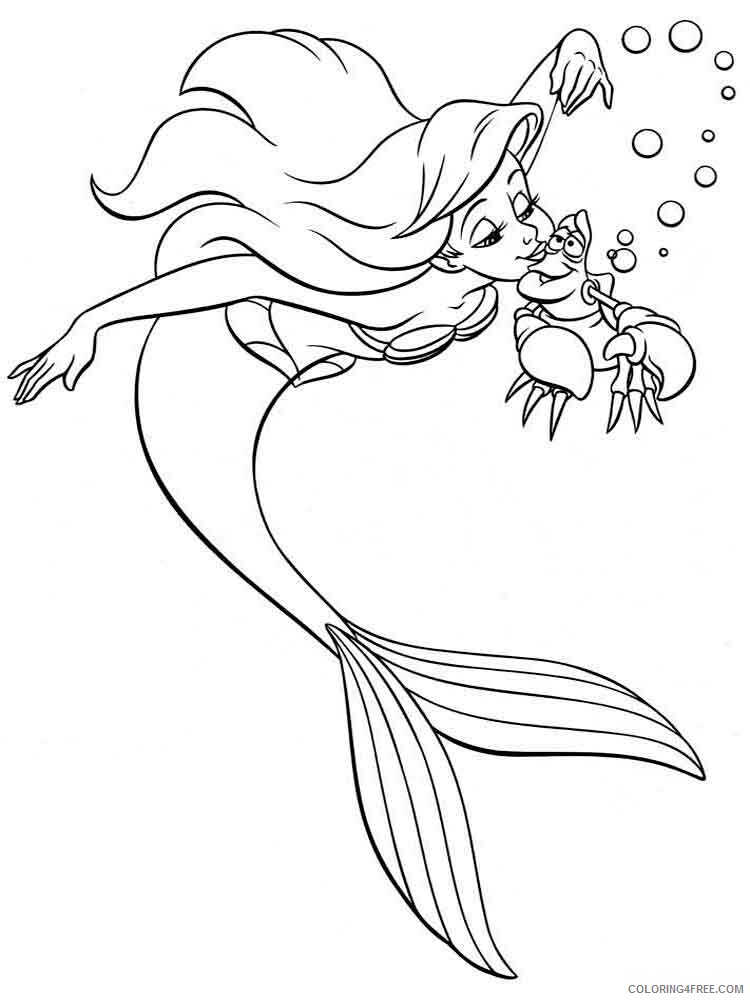Mermaid Coloring Pages mermaid 11 2 Printable 2021 4075 Coloring4free