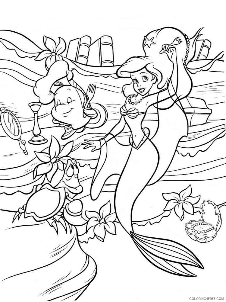 Mermaid Coloring Pages mermaid 12 2 Printable 2021 4077 Coloring4free