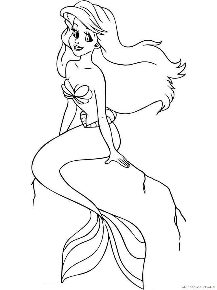 Mermaid Coloring Pages mermaid 18 2 Printable 2021 4079 Coloring4free