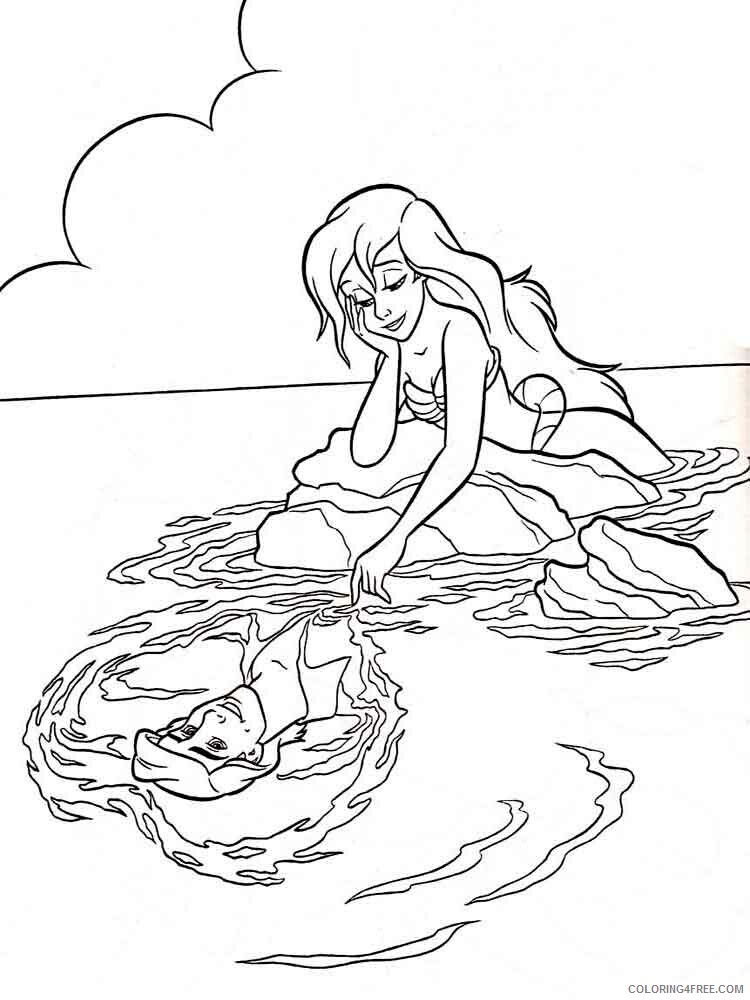 Mermaid Coloring Pages mermaid 24 Printable 2021 4084 Coloring4free
